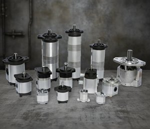 สินค้าขายดี 1fdf ตัวแบ่งการไหลของน้ำมันไฮดรอลิกแบบเฟือง 2mf ตัวแบ่งการไหลของน้ำมันไฮดรอลิกแบบมอเตอร์เฟืองหมุน 4 ส่วน - Product Image 6