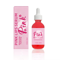 Sérum Lèvres Rose Contre l'Hyperpigmentation: Traitement Gloss Éclaircissant Rapide, Exfoliant et Repulpant pour Hommes et Femmes