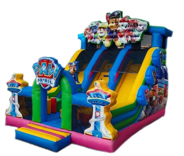 Commercial Inflatable PawกระโดดตระเวนBouncer Castleจัมเปอร์Bounce House Comboปราสาทสวนสไลด์แห้ง