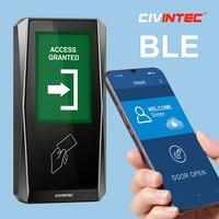 Lector de Control de Acceso Móvil CT5 OSDP Wiegand NFC BLE, Lector de Tarjetas RFID Mifare SAM AV2 AV3 con Pantalla Táctil de 3.5 Pulgadas