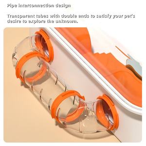Cage à <span class=keywords><strong>hamster</strong></span> de luxe, grande villa, avec roue, cachette, maison, enclos spacieux pour rongeurs, roue d'exercice - Product Image 5