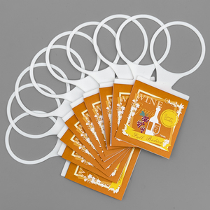 Tùy chỉnh Silicone đu đàn hồi nhãn có thể gập lại chai rượu móc áo với độc đáo nút cổ chai thiết kế tùy chỉnh thẻ may mặc - Product Image 3