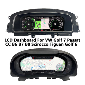 Pannello cruscotto digitale strumento virtuale Cluster cruscotto LCD tachimetro per VW Golf 7 Golf 6 MK7 <span class=keywords><strong>Passat</strong></span> B8 B6 B7 CC <span class=keywords><strong>Tiguan</strong></span> - Product Image 1