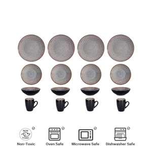 The Round Kitchen Plate Set and the Unique Reactive Glaze Microwave Safe Tableware Set of Promotional Mugs Make Your Home - Product Image 4