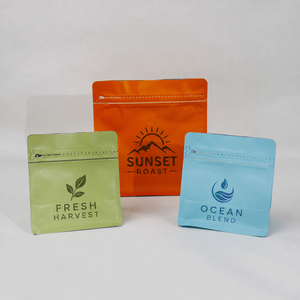 Custom Colorful Recyclable Small Coffee Package Bag With Degassing Valve Printed Coffee Bag for Retail Supermarket Coffee Bags - Product Image 2