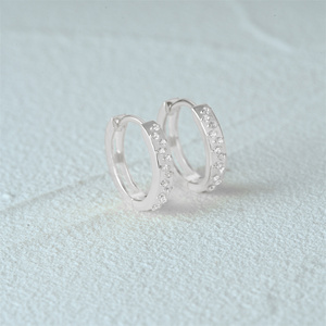 CANNER Fine Jewelry 18k Gold Plated <b>Hoop</b> <b>Earrings</b> S925 Sterling <b>Silver</b> CZ Zircon Huggie <b>Hoop</b> <b>Earrings</b> <b>for</b> <b>Women</b> Minimalism - Product Image 2