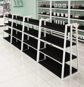 工厂定制的MDF和金属轻型超市展示架，带可定制货架 - Product Image 1