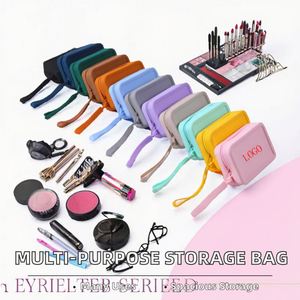 High-Value New Simple Silicone Zipper Storage Bag <b>Small</b> Size Unisex Multi-Purpose Large Capacity Portable Carry-On Coin <b>Purse</b> - Product Image 2