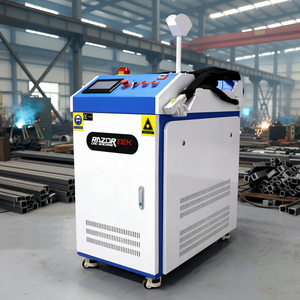 Machine de nettoyage au laser à fibre 1500W 2000W 3000W pour le nettoyage et l'élimination de la <span class=keywords><strong>rouille</strong></span>, de l'huile, de la graisse, de la poussière et des surfaces oxydées sur le métal, ainsi que de la peinture - Product Image 1