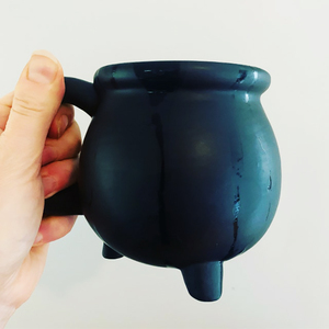 New factory custom black matte Halloween witches brew calderone cup ceramic beer calderone tazze da caffè - Product Image 5