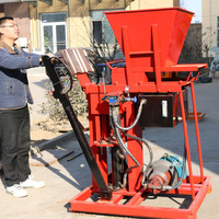Machine à fabriquer des briques de terre compressée manuelle simple, équipement de construction
