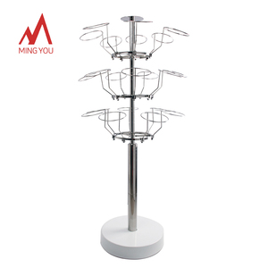 Xoay hat Rack hiển thị miễn phí đứng mũ nón Tóc Giả đứng bóng chày hat Rack hiển thị - Product Image 2
