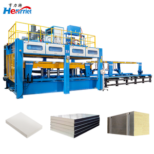 Macchina a ciclo breve per la produzione di pannelli murali, lavagne bianche, pannelli MGO, pannelli murali WPC e due banchi da lavoro mobili sfalsati - Product Image 3