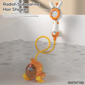 Ensemble de jouets de bain pour bébé portable mignon carotte lapin gicle de l'<span class=keywords><strong>eau</strong></span> avec pommeau de douche - Product Image 3