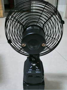 Ventilateur d'extérieur rechargeable avec un flux d'air puissant et une autonomie exceptionnelle, idéal pour le camping, les chantiers et les travaux en extérieur. - Product Image 5
