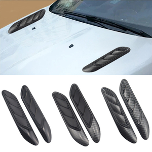 2 pièces de ventilation universelles pour capot de voiture en ABS, autocollants décoratifs, accessoires de modification extérieure pour voiture - Product Image 1