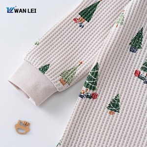 <span class=keywords><strong>Pyjama</strong></span> bébé en tricot côtelé très extensible, combinaison de nuit une pièce, combinaison douce pour nouveau-né, barboteuse élastique pour nourrisson - Product Image 3