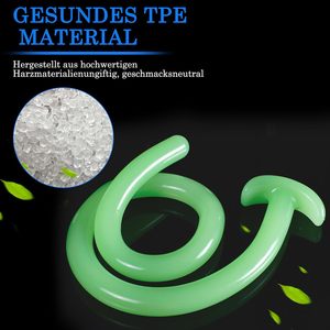 100cm Wasserdichter Analplug <span class=keywords><strong>Dildo</strong></span> Flexibler Langer <span class=keywords><strong>XXL</strong></span> Riesiger Butt Plug Analkette Spreizer JiaYi Marke Männer/Frauen (Grün) - Product Image 3