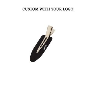 Pinzas para el pelo al por mayor con LOGO personalizado, pinzas de estilismo, pequeñas horquillas para peluquería, barbería, maquillaje, herramienta diaria, horquillas para el pelo en blanco y negro. - Product Image 3