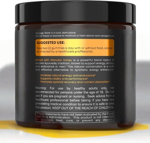 Gomitas de Shilajit Natural del Himalaya de Marca Privada OEM/ODM, Suplemento 10 en 1, Gomitas Naturales a Base de Hierbas para el Equilibrio Inmunológico y el Bienestar - Product Image 2