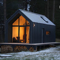 Sauna de vapor infrarrojo para exteriores de madera de cedro rojo/cicuta sólida eléctrica moderna con función de vapor húmedo para relajación de Villa