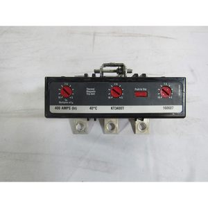 Disjoncteur Eaton KT3400T, unité de déclenchement 400A, 3 pôles, thermique-magnétique, 40C, montage sur rail DIN - Product Image 1
