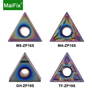 เม็ดมีดกลึงเหล็ก MaiFix Tools ความแข็งสูง TNMG 1604 04 08 MA MS ZP16S ZP19S อุปกรณ์เสริมเครื่องมือไฟฟ้า T - Product Image 1