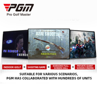 Simulador de golf para interiores PGM P6 china, proyector de cámara 4K, sistema coreano, simulador virtual de golf para práctica de entrenamiento en casa