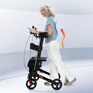 <span class=keywords><strong>D</strong></span>éambulateur droit ergonomique pliable et léger et réglable Aide à la mobilité pour personnes âgées <span class=keywords><strong>D</strong></span>éambulateur et <span class=keywords><strong>d</strong></span>éambulateur - Product Image 1