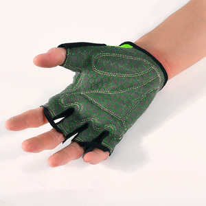 Gants de cyclisme MaoDe à demi-doigts verts pour VTT, unisexe adulte, équipement de sport d'été en plein air - Product Image 2