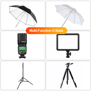 Soporte de Luz para Cámara Godox V860II V1 Compatible con TT520, Soporte de Flash con Zapata, Disparador de Flash, Accesorio para Estudio Fotográfico con Paraguas - Product Image 6