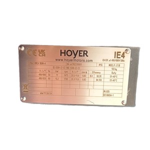 Moteur asynchrone triphasé Hoyer HMA3-100L2-4, pièces détachées d'outillage industriel danois - Product Image 4