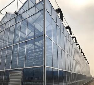 Bâtiment préfabriqué de structure en acier avec mur rideau en verre pour la bibliothèque de serre de restaurant de café et l'usage public - Product Image 1