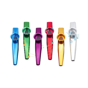 Instrument Kazoo en métal coloré avec logo personnalisé portable en gros - Product Image 2