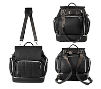 PU Wickeltasche Rucksack für Frauen Reise-Wickelrucksack, Windeltasche für Mütter Unisex Mutterschafts-Wickeltasche