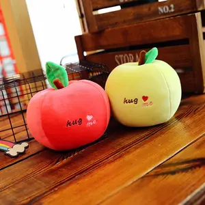 Cartoon Expression Fruit And Vegetables Pillow Watermelon Eight-Inch Doll Plush Toy Birthday Gifts