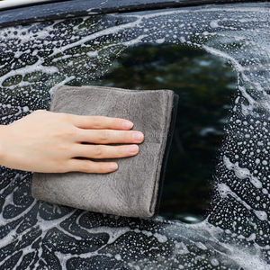 Chiffons magiques absorbants épaissis en gros pour le nettoyage des <span class=keywords><strong>vitres</strong></span> de voiture, serviettes de cuisine en microfibre sans traces OEM - Product Image 1