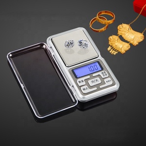 Mini báscula de bolsillo digital de alta precisión para joyería 100g/0,01g, 200g/0,01g, 500g/0,1g báscula de joyería rentable - Product Image 3