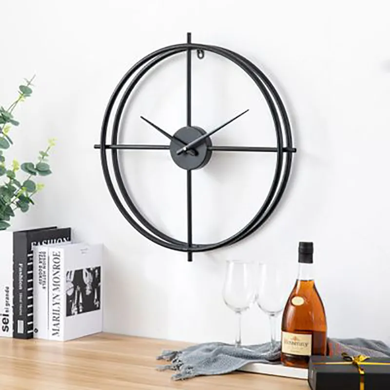 Home Decoration European Style Big Wall Clocks Wholesale Handmade Creative Metal Modern Wall clock