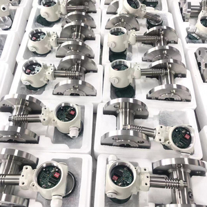 Pemancar aliran turbin Digital saniter tinggi, Input 4-20ma Meter baja tahan karat pengukuran elektronik pengukur air minyak OEM - Product Image 4