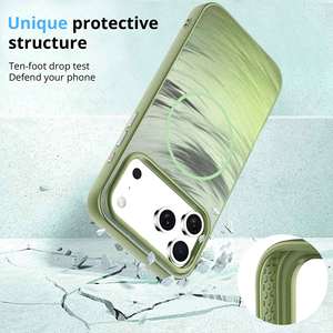 Soonleader Premium IMD Design Couleurs Mobile Case Antichoc Microfibre Liner Mobile Phone Cover pour iPhone 17 Pro Max Real <span class=keywords><strong>Touch</strong></span> - Product Image 3