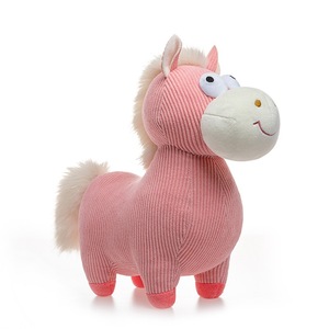Peluche di Pony Morbidi e Coccolosi in Cotone PP, Mascotte Portafortuna in Quattro Colori, Regalo di Capodanno per Bambini - Product Image 1