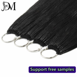 Dailmei chaîne d'approvisionnement mondiale 100% cheveux humains cheveux vietnamiens invisibles <span class=keywords><strong>et</strong></span> sans trace Nano perle cheveux de connexion humaine - Product Image 2