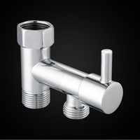Robinet de douche en laiton à 3 voies, robinets filtrants 15/16 bains d'eau toilettes Bidet pulvérisateur déviateur Valve