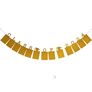 Hstyle Enfant Graduation Cadeau Décorations Félicitations Grad Photo Bannière <span class=keywords><strong>Classe</strong></span> de 2024 <span class=keywords><strong>Maternelle</strong></span>-12 Grade Photo Bannière Décorations Murales - Product Image 6