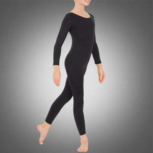 C2615 manica lunga per bambini danza unita all'ingrosso tute ginniche all'ingrosso - Product Image 4