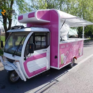 <span class=keywords><strong>Camion</strong></span> de nourriture électrique rose à 3 roues, chariot mobile pour boissons, <span class=keywords><strong>camion</strong></span> de café de rue à vendre, tricycle électrique pour la vente de nourriture - Product Image 2