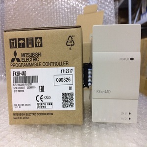 Contrôleur programmable Mitsubishi Electric FX3U-4AD, module d'entrée analogique 4 canaux, PLC fabriqué au Japon - Product Image 1
