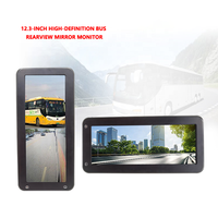 Firecore HX-123 12-36V Écran numérique LCD 12,3 pouces DMS Aide caméra de recul Auto Électronique Garantie 3 ans Guangdong