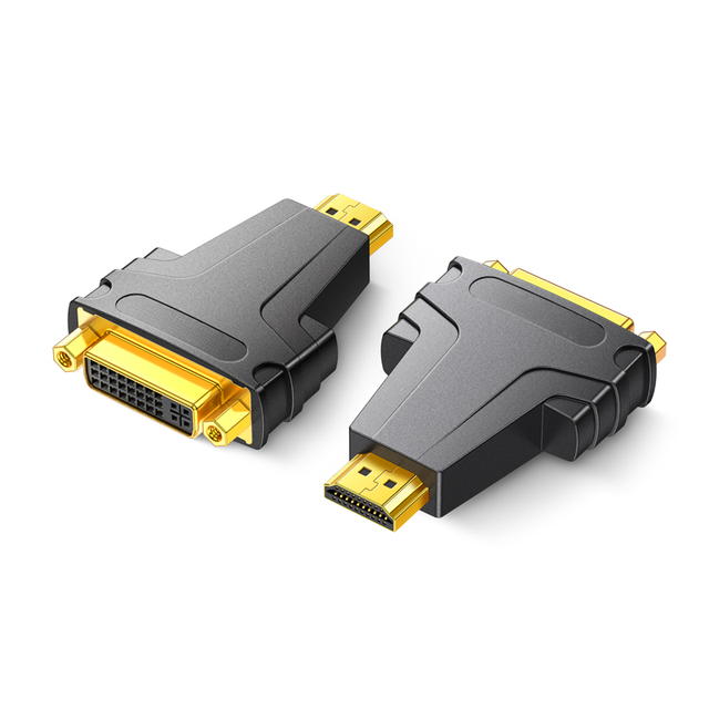High Quality Two-Way Mutual HDMI to DVI Adapter Female Adapter Converter Connector Male to HDMI Female Connector 24+1 for